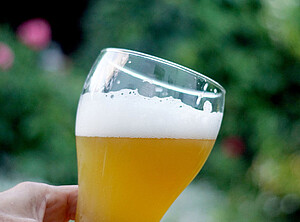Ein Glas Bier.