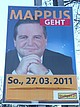 Plakat an der neuen Weinsteige