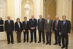Rektor Liebig, Hohenheimer Forscher & die Delegation aus Paraguay