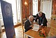 Eintrag ins Gästebuch. Bild: Universität Hohenheim|Oskar Eyb