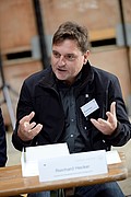 Reinhard Hecker, Landwirt der Erzeugergemeinschaft KraichgauKorn / Foto: Universität Hohenheim|Oskar Eyb