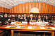 The Media & Marketing Director Florian Klebs, Dr. Nikolaus Merkt from the Department of Quality of Plant Products, Prof. Dr. Bernd Hitzmann from the Department of Process Analytics and Cereal Science, President Prof. Dr. Dabbert, Prof. Dr. Hagemann, Johanna Lembens-Schiel | Picture: University of Hohenheim / Sacha Dauphin
