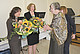Prof. Dr. Christiane Bode mit Gleichstellungsreferentin Rotraud Konca,  Cornelia Lauster, Leiterin der Personalabteilung des Studentenwerkes und Johanna Lembens-Schiel, Leitung Werbung und Aktionsmanagement