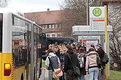 Diese Busverbindung ist für die Prüfungskandidaten der Uni heute gekappt