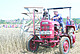 Traktor und Zapfwellen-Bindemäher aus den frühen 1950 Jahren. Bild: DLM_Emmerich