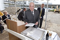Grundsteinlegung des Otto Rettenmaier-Audimax (Foto: Universität Hohenheim/Winkler)