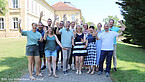 Große Freude im Team der Fakultät Wirtschafts- und Sozialwissenschaften über die erfolgreiche Akkreditierung. Bildquelle: Universität Hohenheim / Corinna Schmid