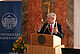Wegen der Corona-Pandemie muss die Feierstunde im Balkonsaal in diesem Jahr leider entfallen. Im Bild: Rektor Prof. Dr. Stephan Dabbert bei der Preisverleihung 2019. | Bildquelle: Universität Hohenheim / Angelika Emmerling