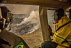 Der Flächenbrand von 2017 vernichtete über 80 % der Fläche des Nationalparks Chapada dos Veadeiros, einem UNESCO-Weltnaturerbe in Zentralbrasilien. | Bildquelle: Universität Hohenheim / Fernando Tatagiba