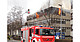 Die Feuerwehr im Einsatz beim Brand der Zentralbibliothek