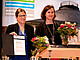 The honorees of the "Gips-Schüle Special Award Business Administration and Economics 2021", Prof. Dr. Nadja Dwenger and Prof. Lehmann-Hasemeyer, Ph.D. | Image source: University of Hohenheim / Astrid Untermann