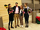 Der Hohenheimer Lehrpreis 2022 geht an (v.l.): Dr. Maren Podszun, Dr. Manfred Schoch, Dr. Valerie Graf-Drasch, Dr. Julia Lanzl sowie (nicht im Bild) Dr. Franziska Delgas | Bildquelle: Universität Hohenheim / Florian Leonhardmair