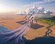 If they are large enough and designed intelligently, large solar farms and artificial dunes could lead to increased rainfall in coastal deserts. | Image: University of Hohenheim/Unger+