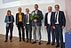 Das künftige Rektorat der Universität Hohenheim: v.l. Dr. Katrin Scheffer, Prof. Dr. Julia Fritz-Steuber, Prof. Dr. Christoph Schneider, Prof. Dr. Alexander Schaum, Prof. Dr. Sebastian Hess und Prof. Dr. Andreas Pyka. | Bildquelle: Universität Hohenheim / Dorothea Elsner Das künftige Rektorat der Universität Hohenheim: v.l. Dr. Katrin Scheffer, Prof. Dr. Julia Fritz-Steuber, Prof. Dr. Christoph Schneider, Prof. Dr. Alexander Schaum, Prof. Dr. Sebastian Hess und Prof. Dr. Andreas Pyka. | Bildquelle: Universität Hohenheim / Dorothea Elsner