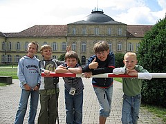 auf dem Campus