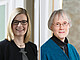Kanzlerin Katrin Scheffer und Prorektorin Korinna Huber im Interview. Bild: Uni Hohenheim