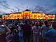 Lichtkunst am Schloss - Höhe- und Endpunkt des Tags der Offenen Tür und der Festwoche. | Foto: Stefan Sottner