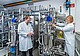 An especially strong research orientation in its Master’s programs and a particularly high number of doctorates per professor. This is made possible in part by the University of Hohenheim’s excellent scientific equipment, such as the bioreactors at the Institute of Food Science and Biotechnology shown here. | Photo: University of Hohenheim / Manfred Zentsch