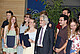 Dies academicus 2026: Rektor Prof. Dr. Christoph Schneider zwischen studentischen Preisträger:innen | Bildquelle: Universität Hohenheim / Uta Rometsch Dies academicus 2026: Rektor Prof. Dr. Christoph Schneider zwischen studentischen Preisträger:innen | Bildquelle: Universität Hohenheim / Uta Rometsch
