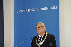 Prof. Dr. Hans-Peter Liebig, Rektor der Universität Hohenheim; Bild: Oskar Eyb