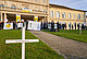 Friedhof der Bildung vor dem Schloss Hohenheim. | Universität Hohenheim / Winkler