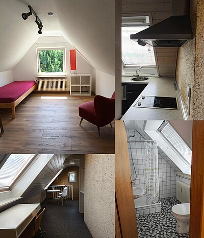 kleine 2-Zimmer DG in Ostfildern-SH - Photo 1